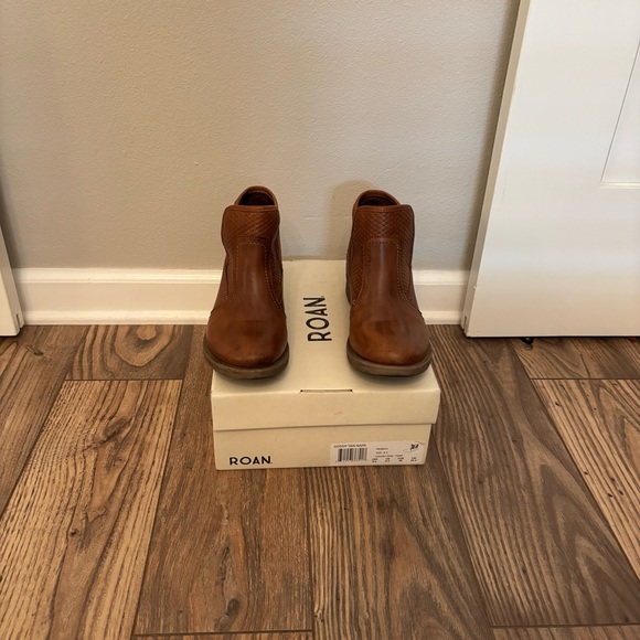 Roan BED|STU Tan Leather Ankle Booties - Picture 7 of 8